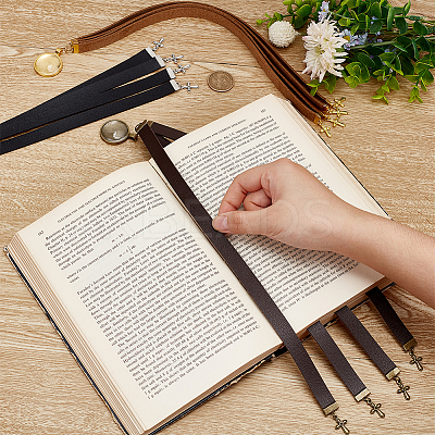 Imitation Leather Bookmarks AJEW-FG00010-1