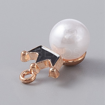 Resin Imitation Pearl Pendants LS-FIND-TAC0002-041E-1