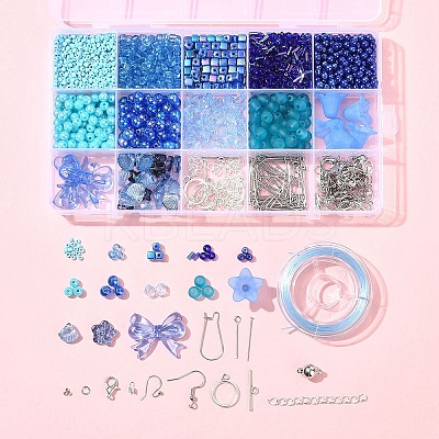 DIY Jewelry Set Making Findings Kits DIY-FS0008-58-1