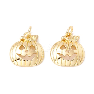 Halloween Brass Pendants KK-P217-11G-1