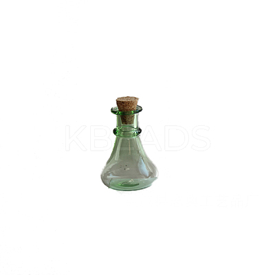 Miniature Glass Empty Wishing Bottles BOTT-PW0006-01F-1
