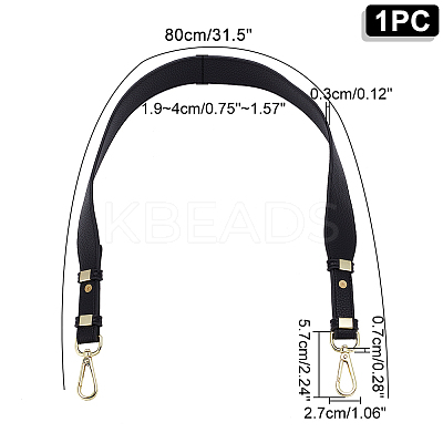 PU Leather Purse Shoulder Straps DIY-WH0401-74-1