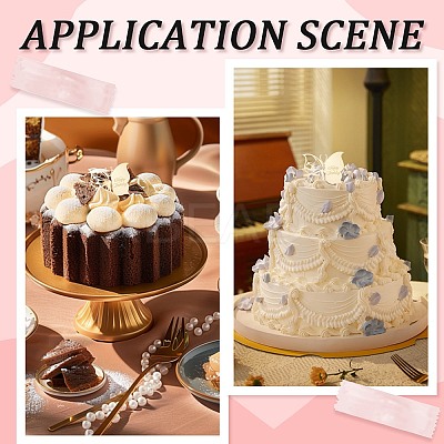21Pcs Birthday Theme Mirror Effect Acrylic Birthday Cupcake Insert Card Decoration AJEW-SP0001-73B-1