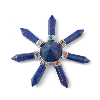 Chakra Natural Lapis Lazuli Energy Tower Pyramid G-L524-08P-06-1