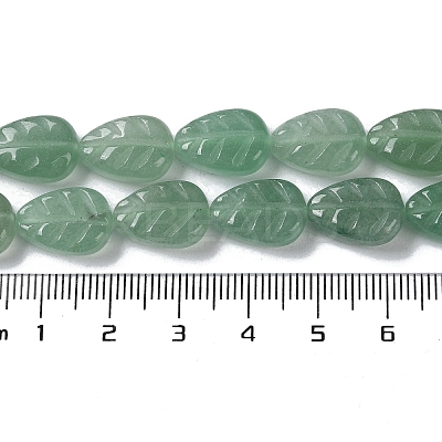 Natural Green Aventurine Beads Strands G-M418-A03-01-1