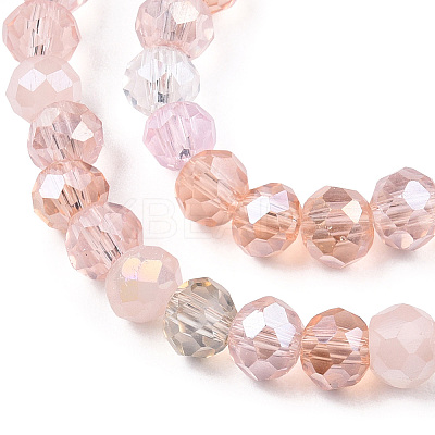 Electroplate Glass Beads Strands X-EGLA-T020-12G-1