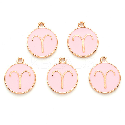 Alloy Enamel Pendants ENAM-S124-01A-09A-1