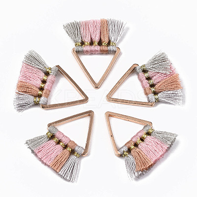 Polyester Tassel Pendants FIND-R086-08F-1