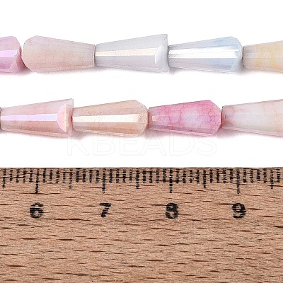 Anti-Tarnish Electroplate Glass Beads Strands GLAA-T025-27-01A-1