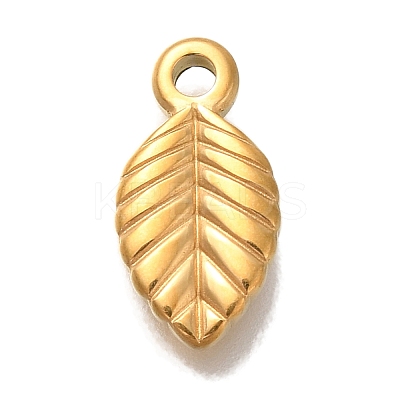 Ion Plating(IP) 304 Stainless Steel Charms STAS-P371-029G-1