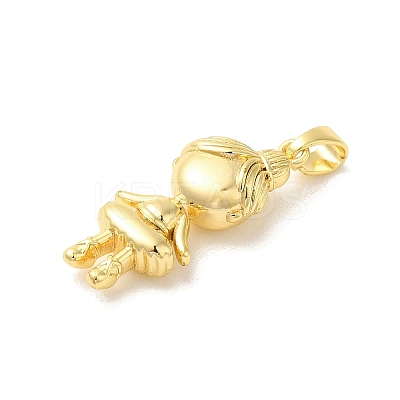Brass Pendants KK-Z073-12G-1