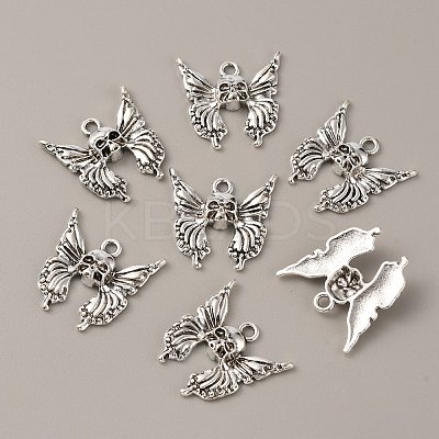 Gothic Tibetan Style Alloy Pendants FIND-CJC0016-23D-1