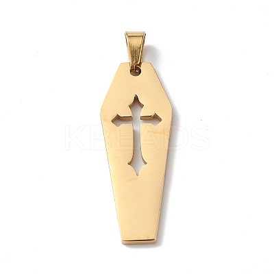 304 Stainless Steel Pendants STAS-E190-03G-1