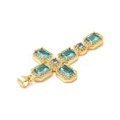 Rack Plating Brass Pendants KK-D087-17G-01-1