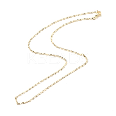 Brass Lumachina Chains Necklace for Women LS-NJEW-P265-34G-1