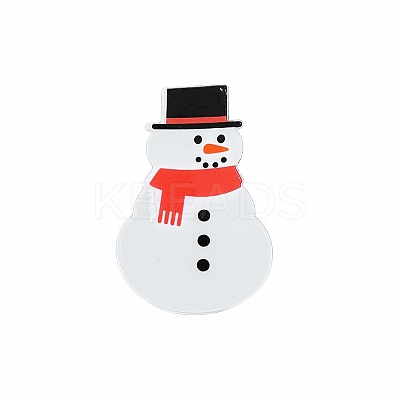 Christmas Glitter Acrylic Claw Hair Clips PW-WG53E0C-01-1