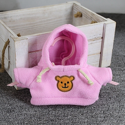 Bear Head Pattern Cellucotton Doll Clothes PW-WG84391-02-1