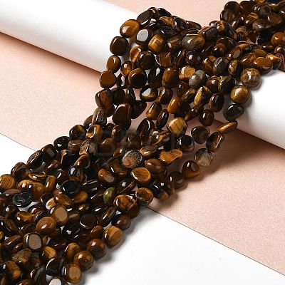 Natural Tiger Eye Beads Strands G-I351-B03-1