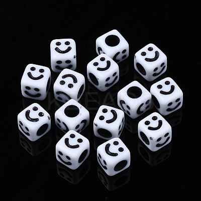 Opaque Acrylic Beads SACR-S273-43-1