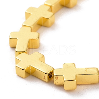 Electroplated Non-magnetic Synthetic Hematite Beads Strands G-C006-08G-1