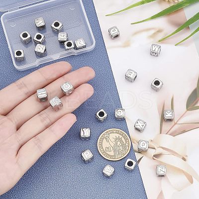26Pcs 26 Styles 316 Surgical Stainless Steel European Beads STAS-UN0020-78P-1