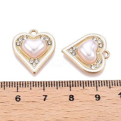 Rack Plating Alloy Rhinestone Pendants FIND-N005-19E-1