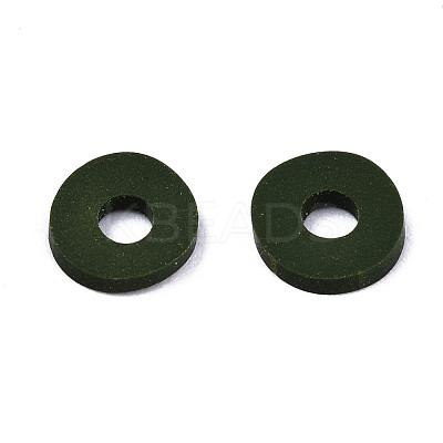 Handmade Polymer Clay Beads CLAY-Q251-6.0mm-81-1
