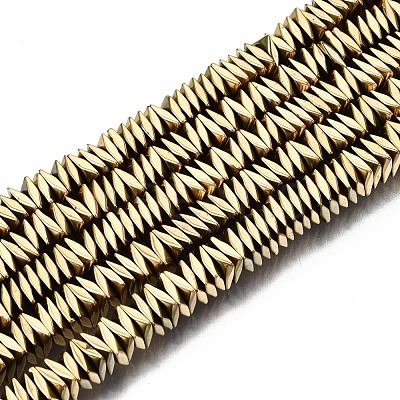 Electroplate Non-magnetic Synthetic Hematite Beads Strands G-T114-56G-1