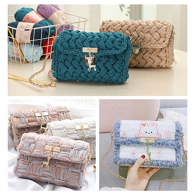 Plastic Shoulder Bag Making Kits DIY-WH0210-51-1