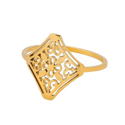 201 Stainless Steel Finger Rings FS-WG07FAA-09-1