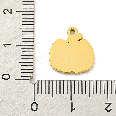 Halloween Theme Ion Plating(IP) 304 Stainless Steel Enamel Charms STAS-M011-03F-1
