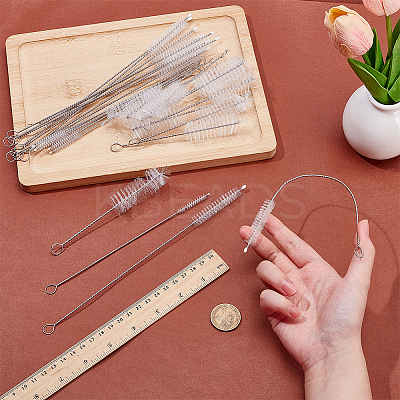 30Pcs 3 Styles Nylon Cleaning Brush AJEW-ME0002-03-1