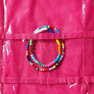Non-Woven Fabrics Jewelry Hanging Display Bags AJEW-C013-01B-1