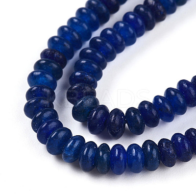 Dyed Natural White Jade Beads Strands X-G-T139-57A-03-1