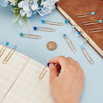 Iron Long Paper Clips AJEW-GA00013-1