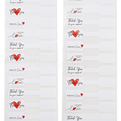 Writable Thank You Paper Hang Tags AJEW-Z030-04-1