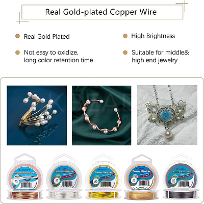 Round Craft Copper Wire CWIR-BC0001-1.0mm-AB-1