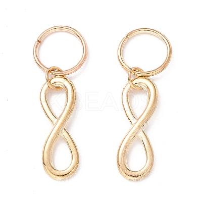 Alloy Infinity Pendants LS-PALLOY-WH0001-06G-1