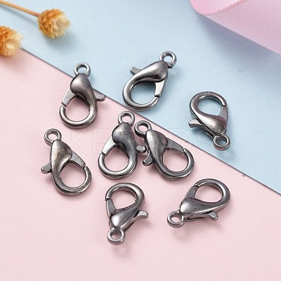 Zinc Alloy Lobster Claw Clasps X-E105-B-1