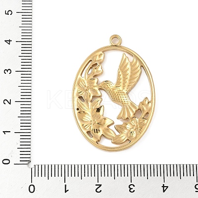 304 Stainless Steel Pendants STAS-S186-04B-G-1