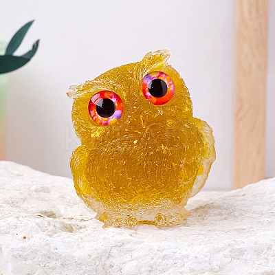 Resin Owl Display Decoration PW-WG50315-06-1