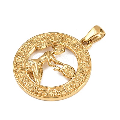 304 Stainless Steel Pendants STAS-C131-03G-02-1