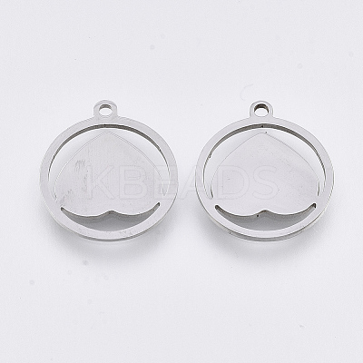 Non-Tarnish 201 Stainless Steel Pendants STAS-T044-128P-1