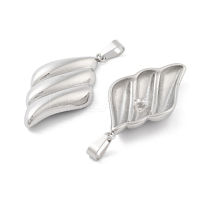 Non-Tarnish 304 Stainless Steel Pendants STAS-P343-01P-1