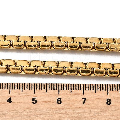 201 Stainless Steel Box Chain Necklaces for Men LS-STAS-V011-01B-G-1-1