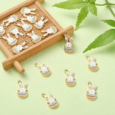 20Pcs Alloy Enamel Pendants ENAM-CJ0004-25-1