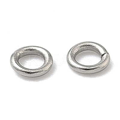 Tarnish Resistant 304 Stainless Steel Open Jump Rings STAS-Q186-02-3x0.6mm-1