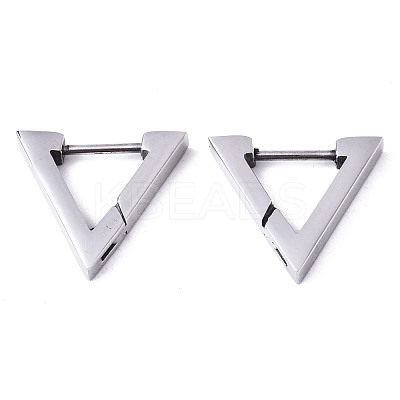 Non-Tarnish 304 Stainless Steel Huggie Hoop Earrings STAS-R115-20P-1