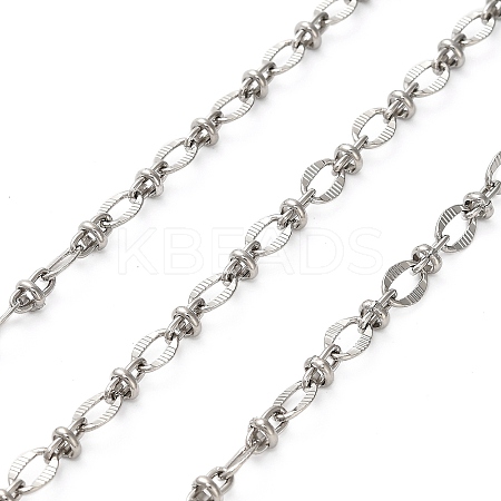304 Stainless Steel Oval Link Chains CHS-A016-27P-A-1