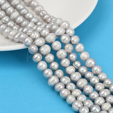Natural Cultured Freshwater Pearl Beads Strands PEAR-I007-07J-05C-1
